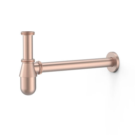 TRES 03463430OPM COMPL_Tap Inspectable Bottle Type Telescopic Siphon For Sink Matte Rose Gold