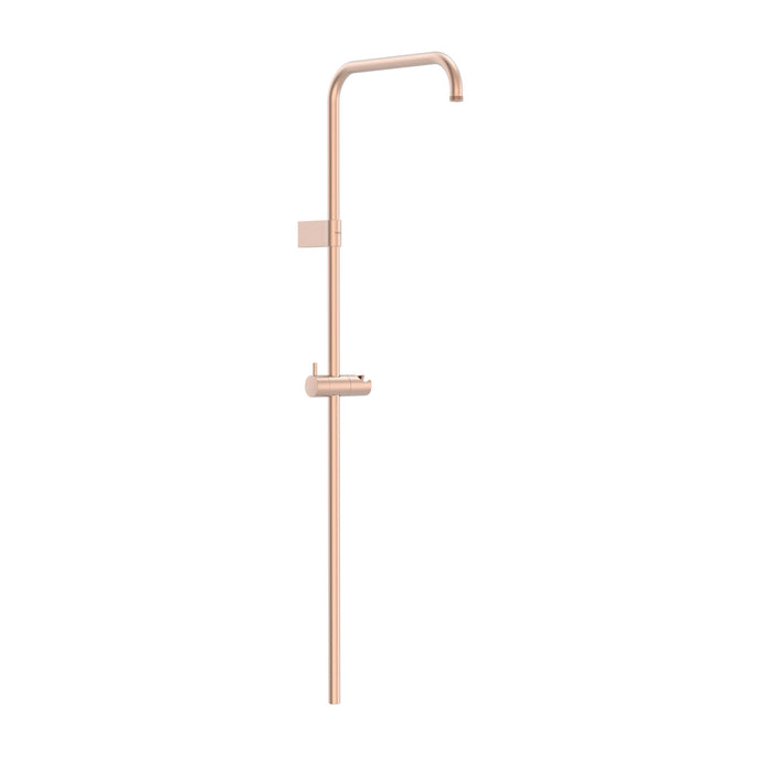 TRES 03463501OPM OVER-WALL Long Shower Bar Adaptable to Wall-Mounted Thermostatic Tap with Compatible Connection Matte Rose Gold