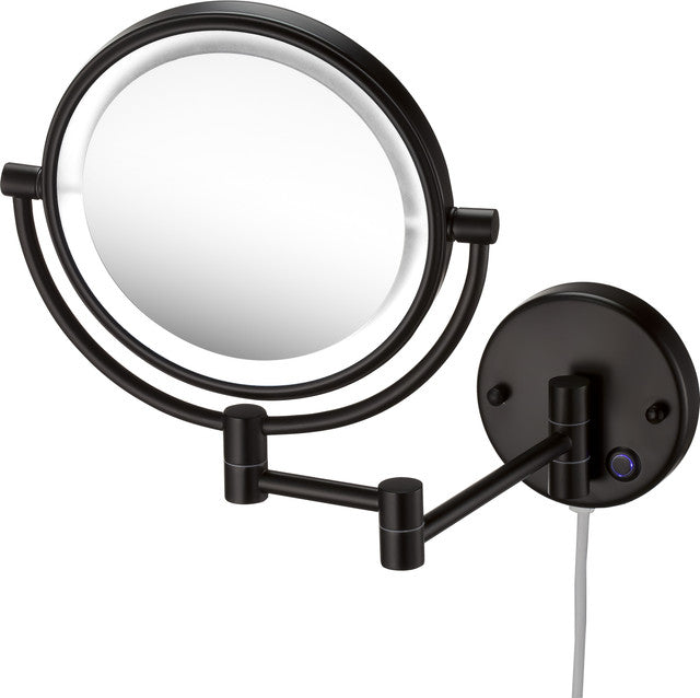 MANILLONS TORRENT 06348081 5X Magnification Wall Mirror Matte Black
