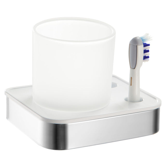 MANILLONS TORRENT 06522012 Brushed Stainless Steel Wall Toothbrush Holder