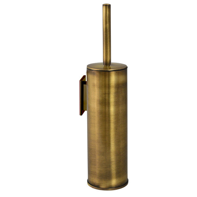 MANILLONS TORRENT 06867011 Adhesive Wall Toilet Brush Holder Aged Brass