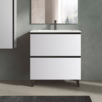 VISOBATH GRANADA Furniture+Floor Sink 2 Drawers Ada Matte White