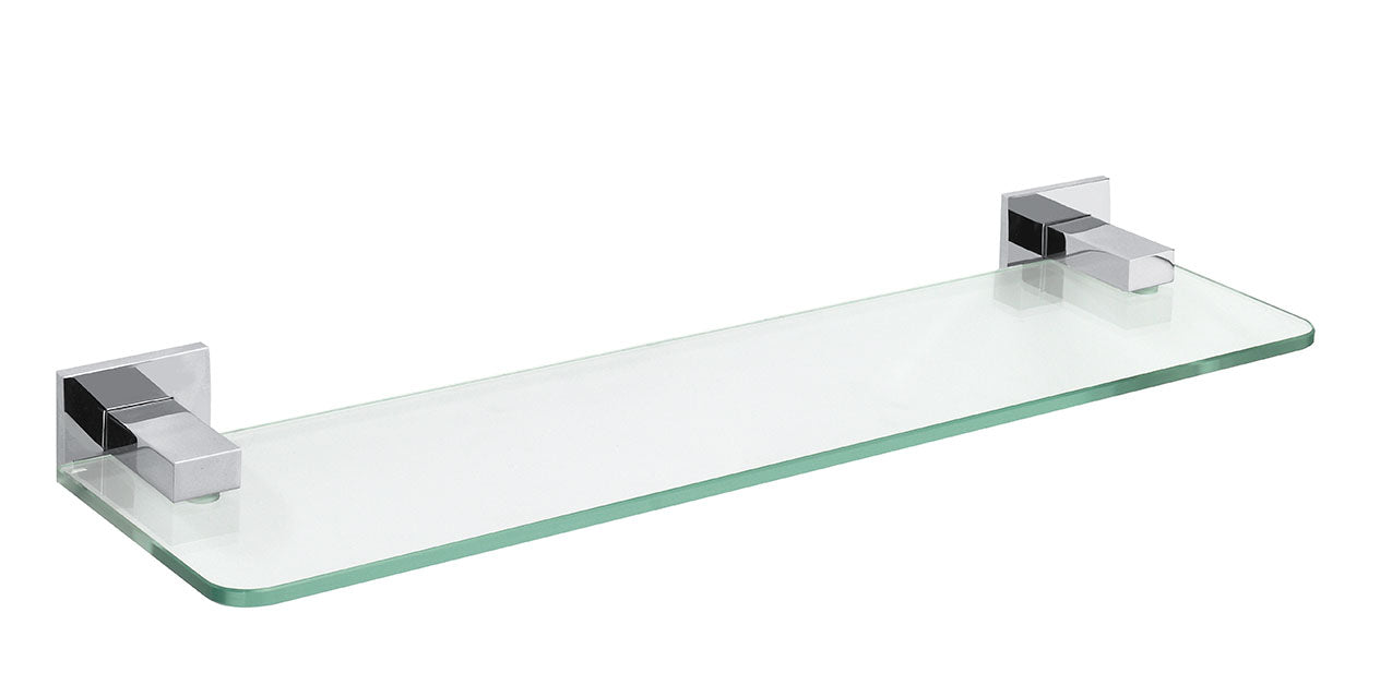 MEDITERRANEA 1032401 LEO PGD Glass Shelf 45X12 Chrome