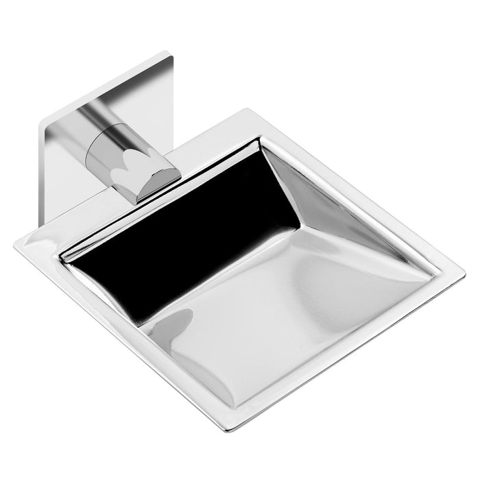 BELTRAN 10360 AMSTERDAM Adhesive Chrome Soap Dish Holder