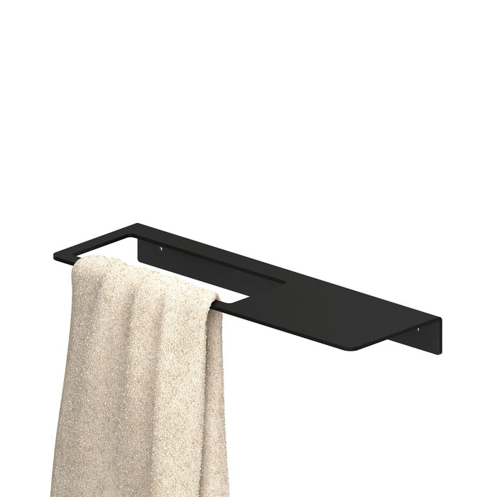 BELTRAN 10449 ETNA Shelf Towel Rack Wall Black