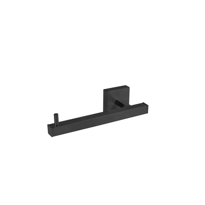 CUADRO-TRES 10723606NM Toilet roll holder without cover
 Matt black