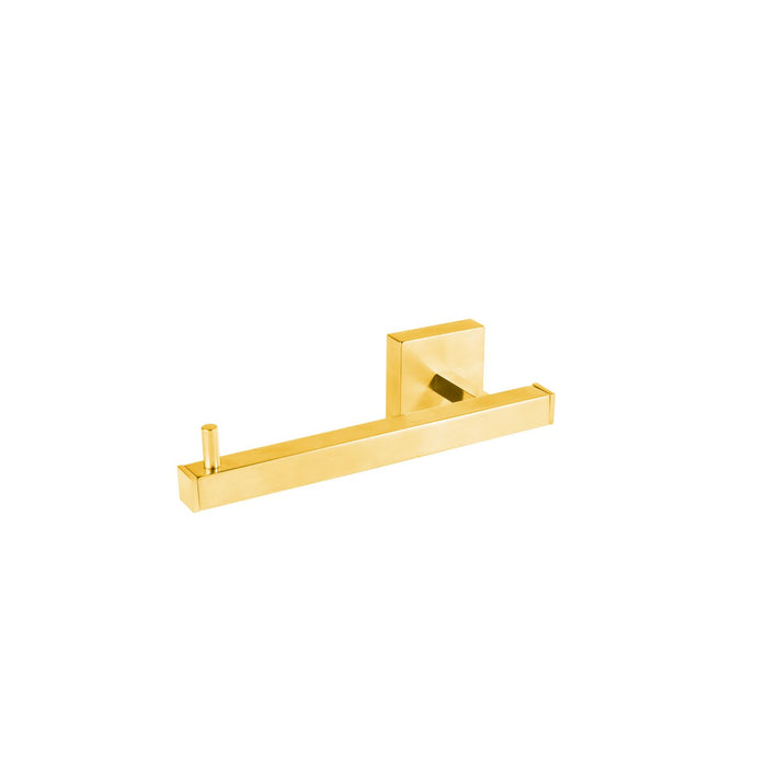 CUADRO-TRES 10723606OM Roll holder without cover
 24K Matte Gold