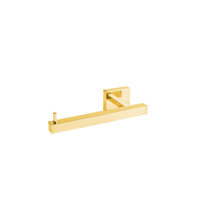 CUADRO-TRES 10723606OR Toilet roll holder without cover
 24K Gold