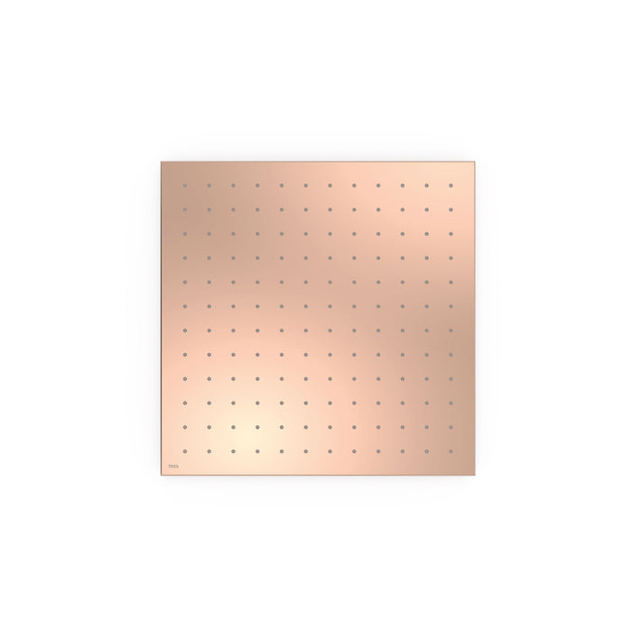 TRES 13495101OP COMPL_DUCHA Recessed Ceiling Shower Head 24K Rose Gold
