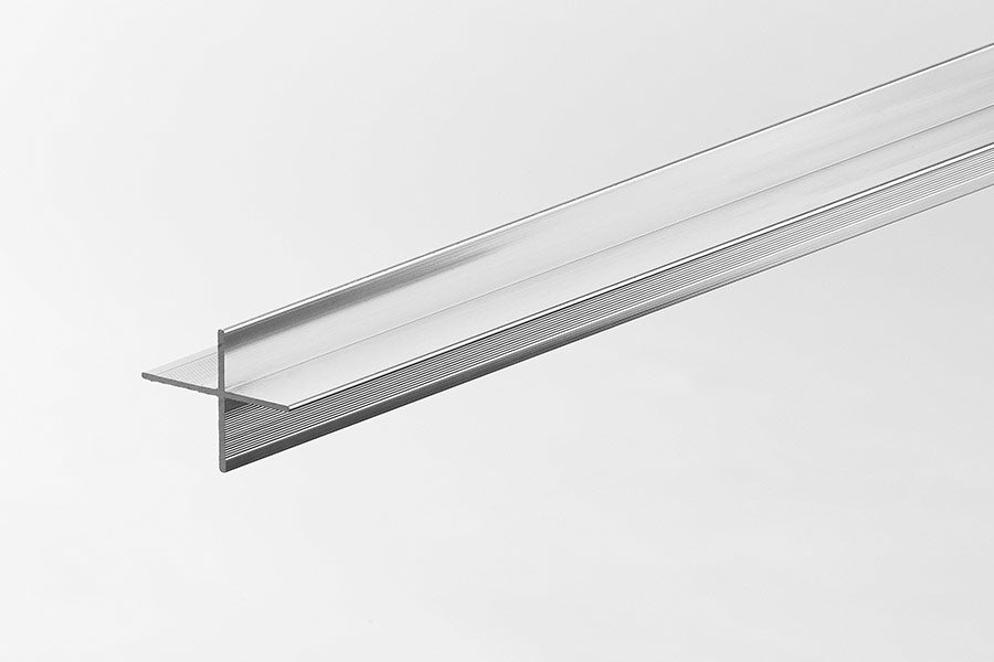 EMAC NOVOPILASTR Glossy Silver Aluminum Profile — Bañoidea