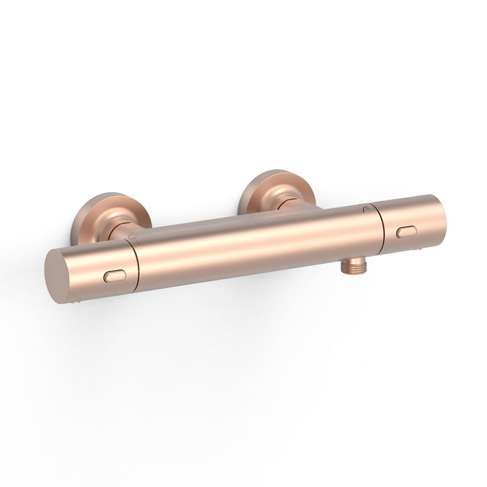 TRES 19016402OPM OVER-WALL Over-Wall Thermostatic Wall-Mounted Shower Tap Matte Rose Gold