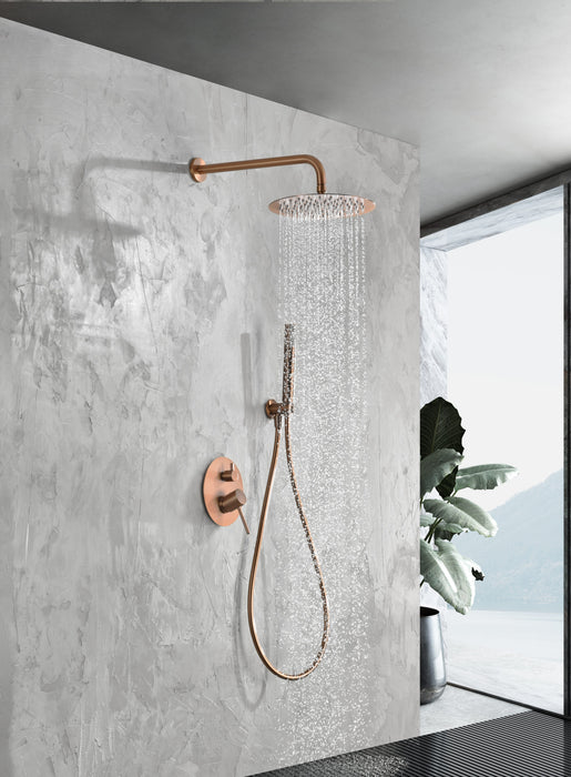 IMEX GPM039/ORC MONZA Built-in Single-Handle Shower Tap Set Brushed Rose Gold