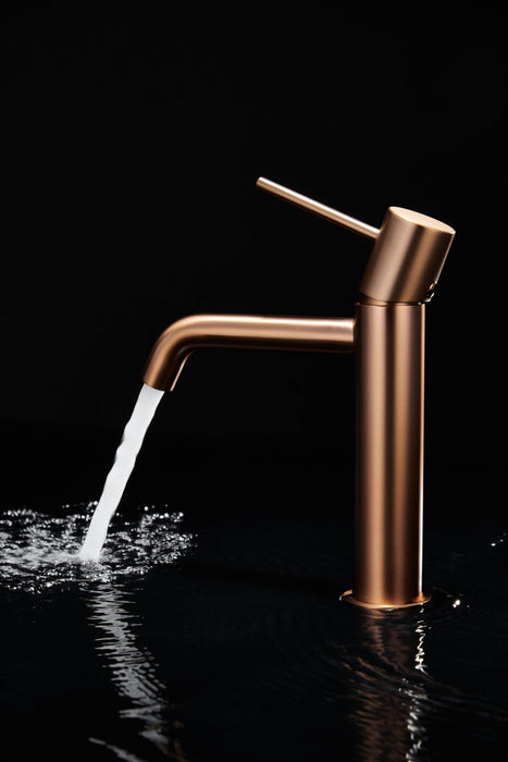 IMEX BDM039-1ORC MONZA Single-Handle Basin Tap Brushed Rose Gold