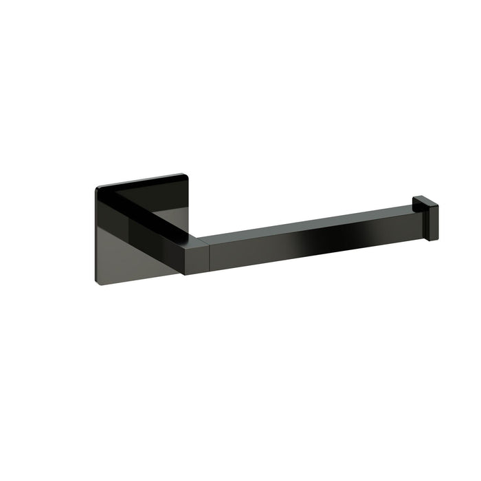 BELTRAN 20256 LUKA Toilet Roll Holder Without Cover Chrome Black Adhesive