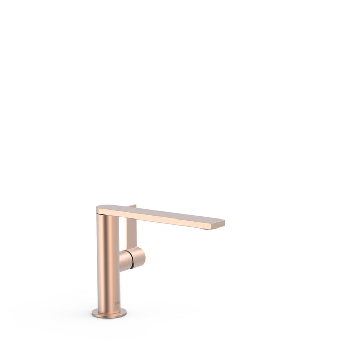 TRES 21120501OPM PROJECT-TRES Single-Handle Tap with Side Handle for Basin Matte Rose Gold
