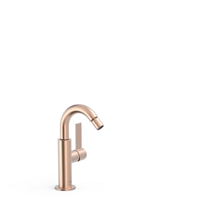 TRES 21122401OPM PROJECT-TRES Single-lever Tap with Side Handle for Bidet Matte Rose Gold
