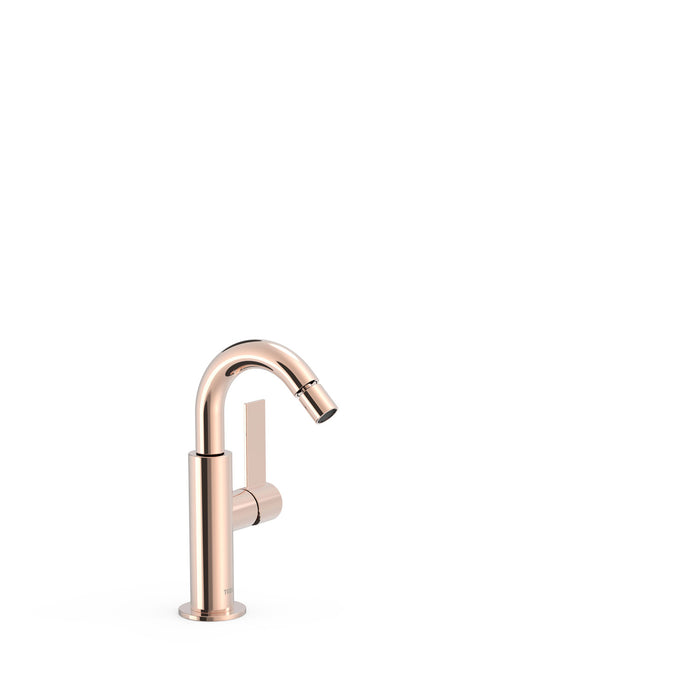 TRES 21122401OP PROJECT-TRES Single-lever Tap with Side Handle for Bidet 24K Rose Gold