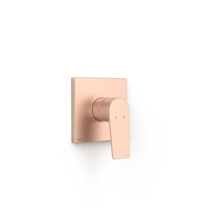 TRES 21127810OPM PROJECT-TRES View Piece for Rapid-Box 1-Way Flush-Mounted Box Matte Rose Gold
