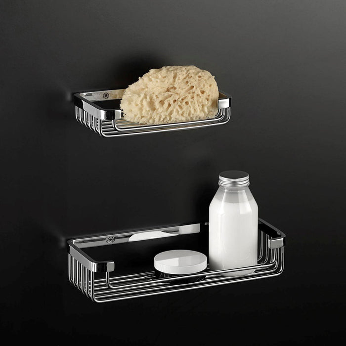 COSMIC 2380149 ARCHITECT Shower Soap Dish Chrome (30X12X6.5 cm)