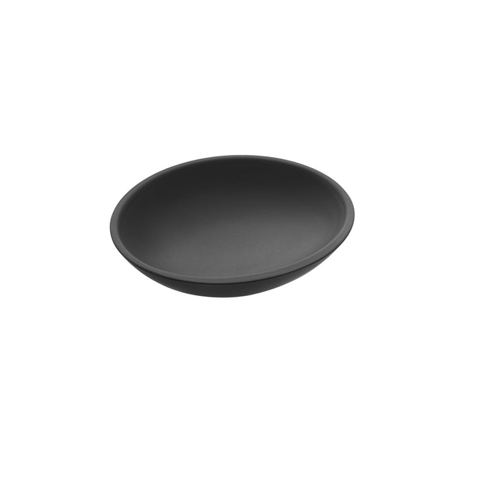COSMIC 2522632 SAKU Countertop Soap Dish Black Soft