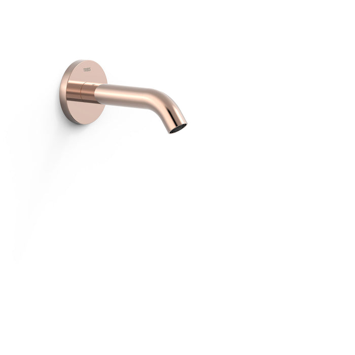 TRES 26218004OP COMPL_GRIFERIA Fixed Wall Spout 24K Rose Gold