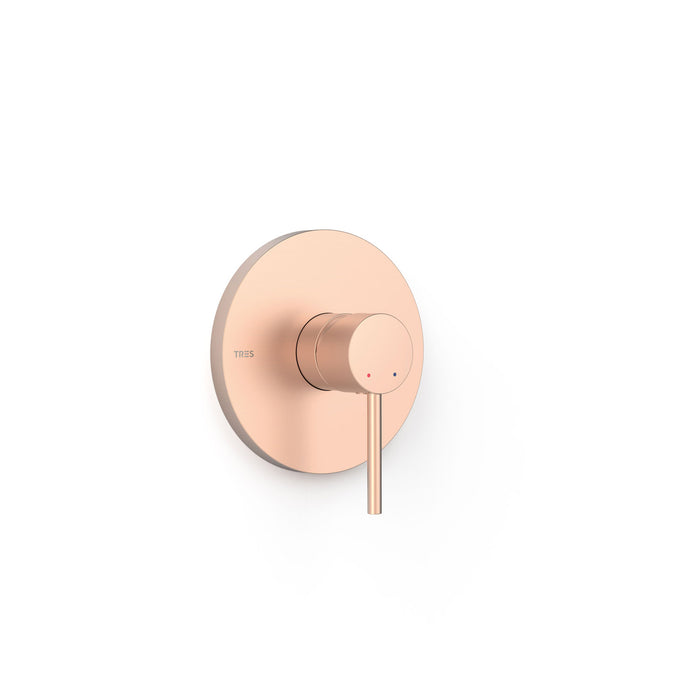 TRES 26227810OPM STUDY EXCLUSIVE View Piece for Rapid-Box 1-Way Flush-Mounted Box Matte Rose Gold