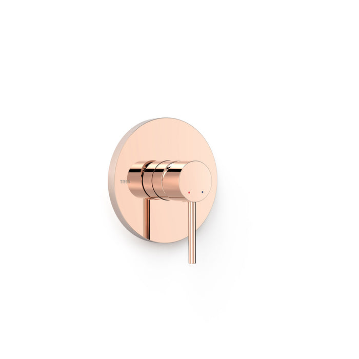TRES 26227810OP STUDY EXCLUSIVE View Piece for Rapid-Box 1-Way Flush-Mounted Box 24K Rose Gold