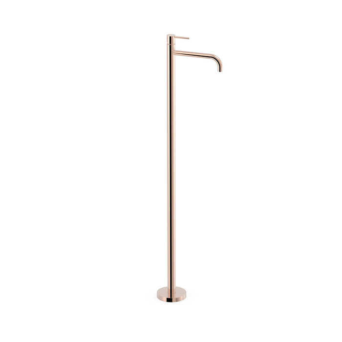 TRES 26285305OP STUDY EXCLUSIVE Single-Handle Tap with Floor Inlet for Basin 24K Rose Gold