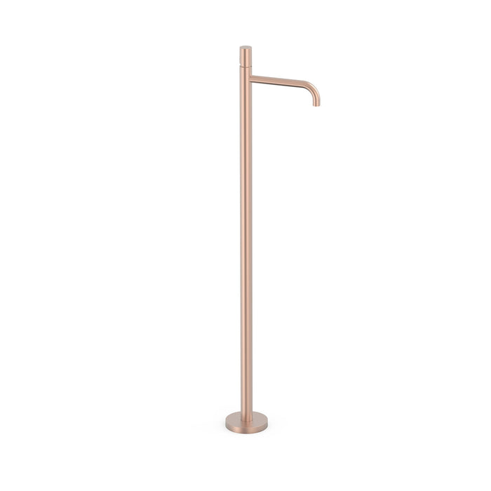 TRES 26285306OPM STUDY EXCLUSIVE Single-Handle Tap with Floor Inlet for Basin Matte Rose Gold