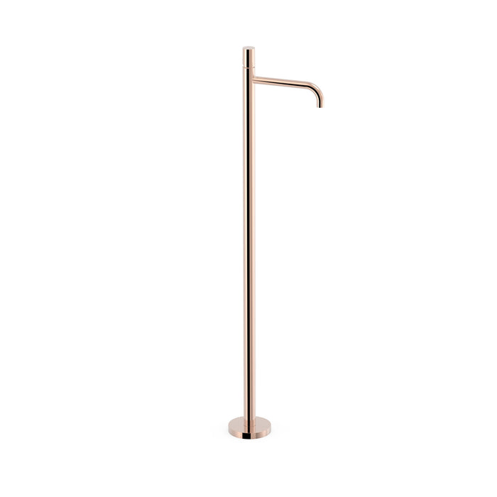 TRES 26285306OP STUDY EXCLUSIVE Single-Handle Tap with Floor Inlet for Basin 24K Rose Gold