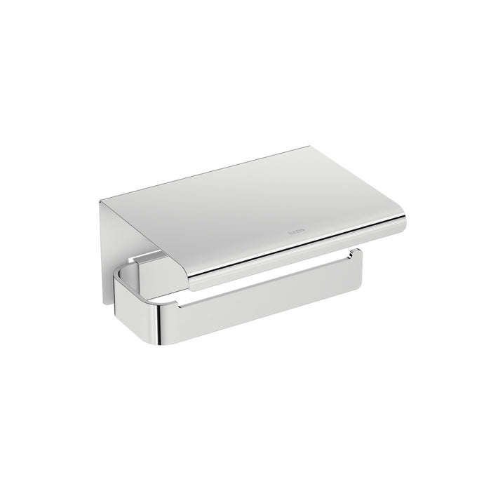 COSMIC 2690159 LINEB+ Toilet Roll Holder With Chrome Lid