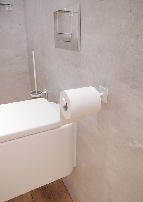 COSMIC 2766596 STICK Toilet Paper Holder Without Auxiliary Cover White