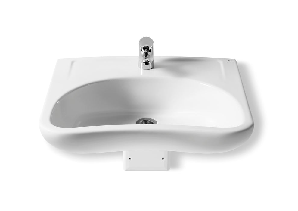 ROCA A327230000 ACCESS Glossy White Porcelain Wall-Mounted Washbasin