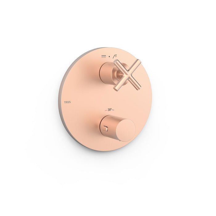 TRES 28325001OPM MONT BLANC View Piece for Therm-Box 2-Way Recessed Box Matte Rose Gold