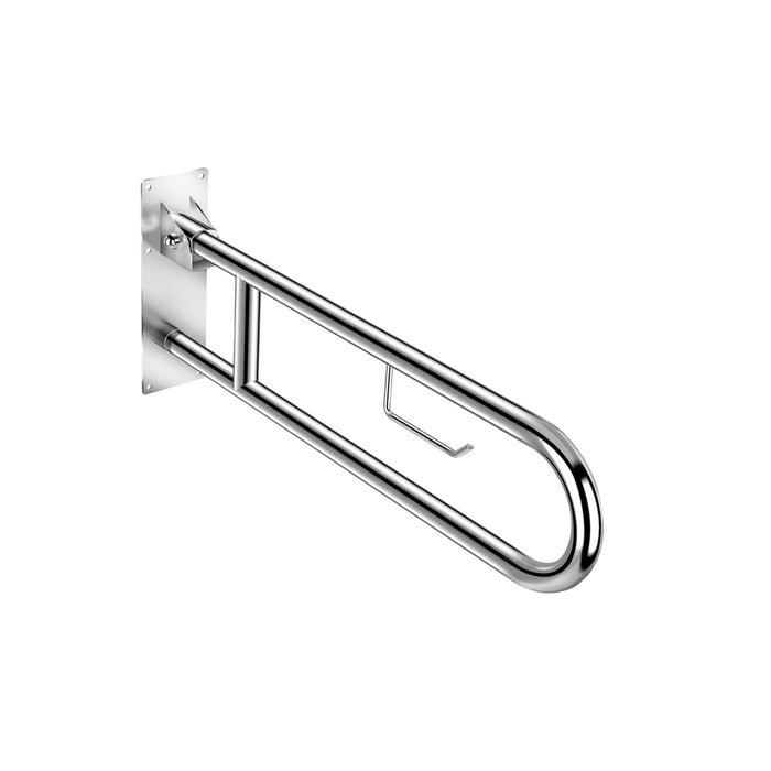 COSMIC 2900218 ARCHITECT Folding Handle With Chrome Toilet Roll Holder