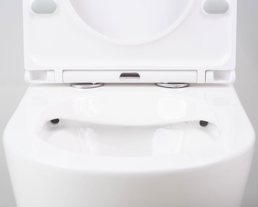AQUORE 09382 TURIN Complete Rimless Toilet White