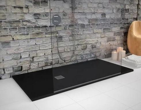 Plato de ducha resina extraplano negro 90x140 cm