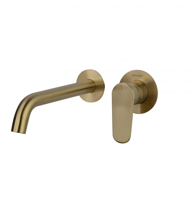 RAMON SOLER 362103OC ALEXIA Built-in Basin Tap S2 Spout 24cm Brushed Gold Color