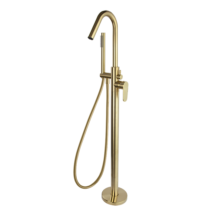 RAMON SOLER 368503DOC ALEXIA Column Tap Bathroom Shower With Equipment Brushed Gold Color