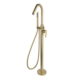RAMON SOLER 368503DOC ALEXIA Column Tap Bathroom Shower With Equipment Brushed Gold Color