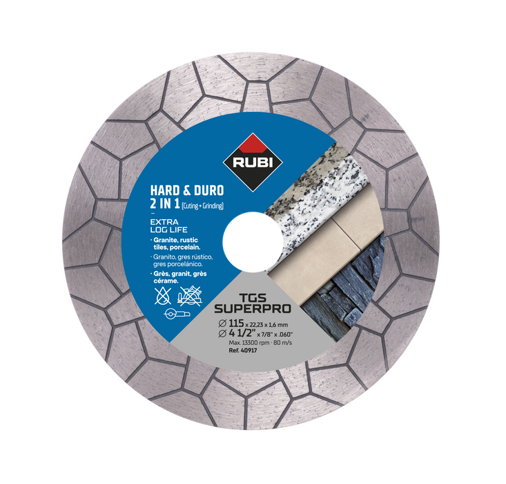 RUBI 40917 TGS 115 SUPERPRO Diamond Disc