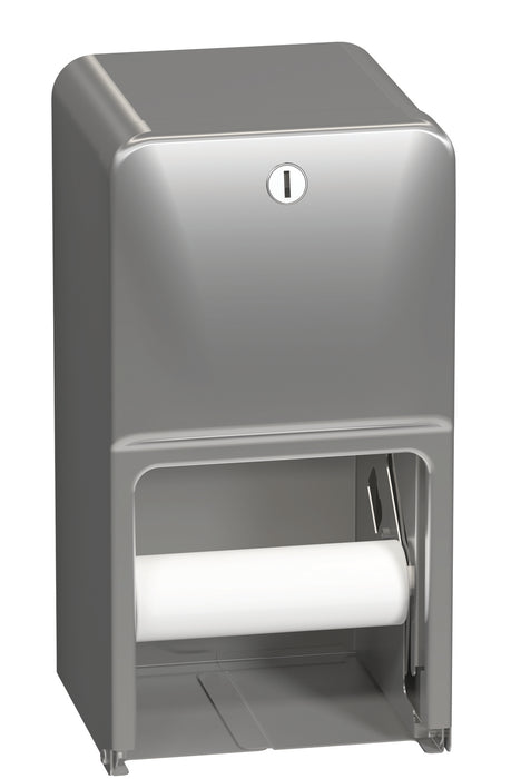 MEDICLINICS 5A10 2 Roll Toilet Paper Dispenser AISI 304 Satin Bradley Corp. USA