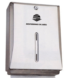 MEDITERRANEA 6074007 Satin Stainless Steel Towel Dispenser