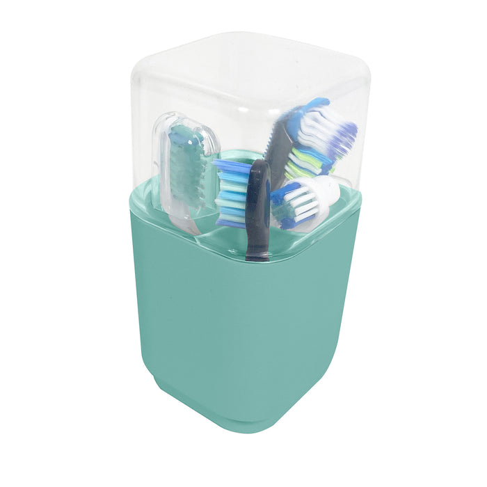 GEDY 63052700300 SEVENTY Aquamarine Toothbrush Head Holder