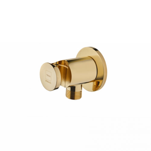 STROHM TEKA 79010520G2 Round Water Inlet with Gold Support
