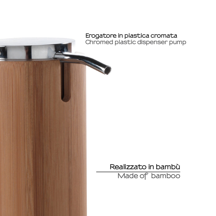 GEDY AL803500300 ALTEA Bamboo Dispenser