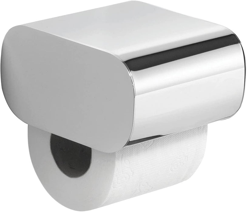 GEDY 32251300000 OUTLINE Toilet Paper Holder With Chrome Lid