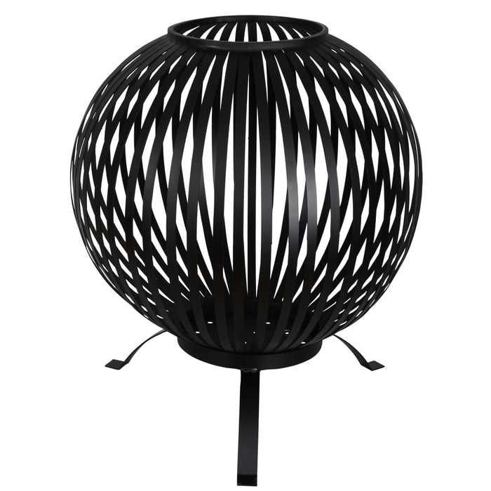 VXL Esschert Design Brazier Sphere Lattice Carbon Steel Black Ff400