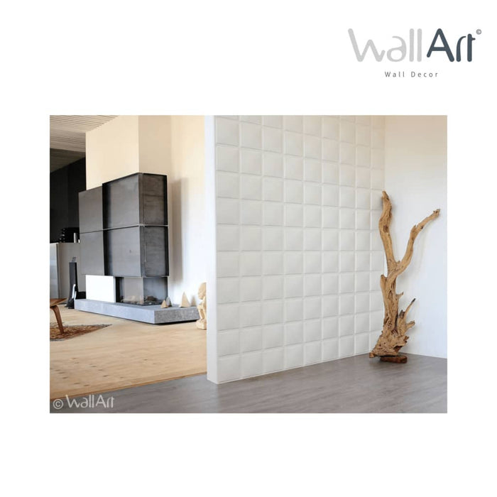 VXL WallArt Paneles murales 3D Cubes 12 piezas GA-WA07