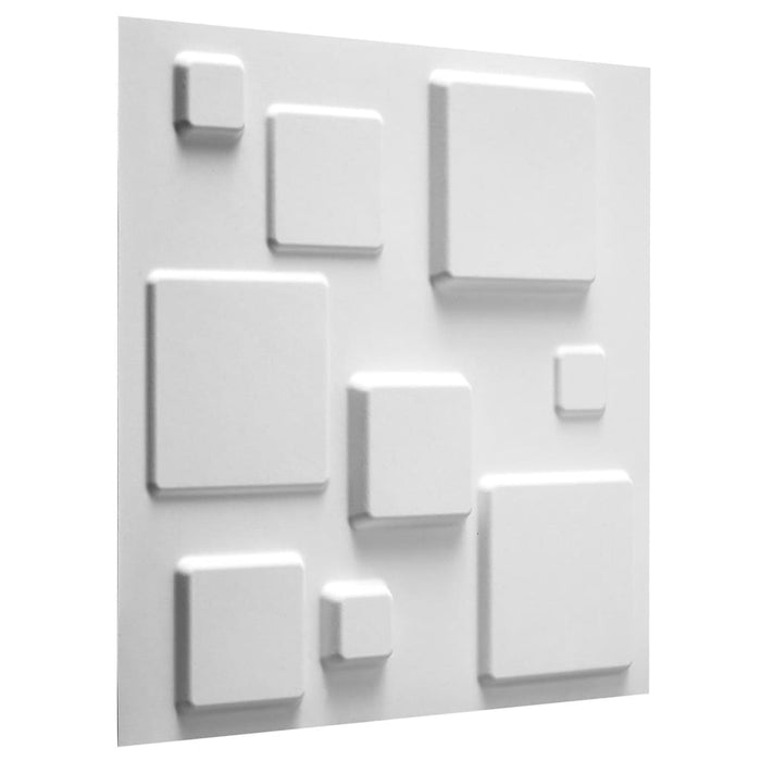 VXL WallArt Square 3D Wall Panels 12 Pieces GA-WA09